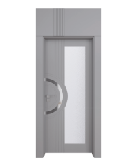 BY-6003V Porte intérieure Laqué Vitrée